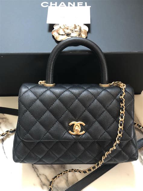 chanel coco handle mini bag|Chanel coco top handle small.